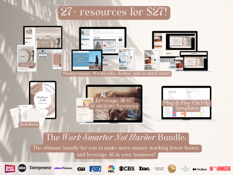 The Work Smarter Not Harder Bundle